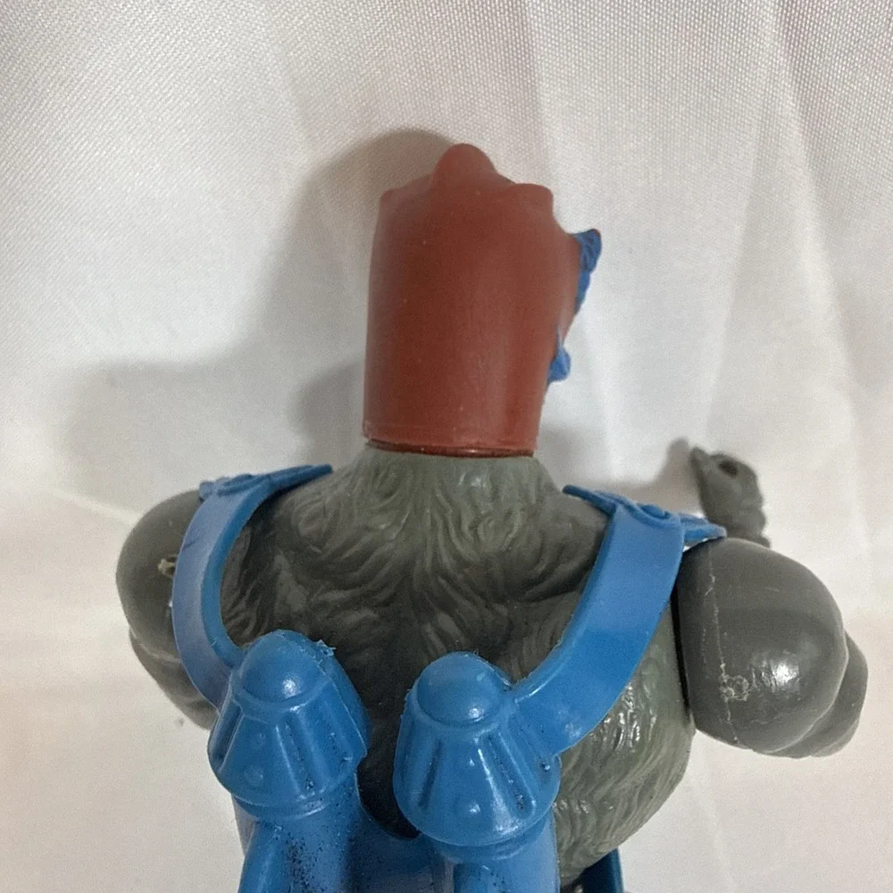 Vintage Mattel Masters of the Universe Stratos Action Figure Grey Blue Red MOTU